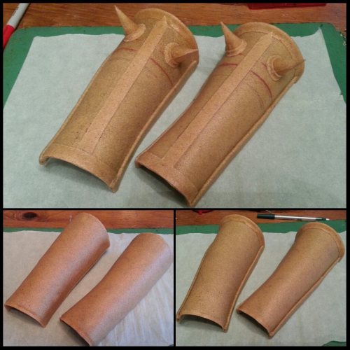oshleycosplay:  Working on the Scourgestalker hunter armour set (tier 8) from World of Warcraft for my third cosplay. Here are some late cosplay pics of my Worbla progress!Check out my Facebook page for more current and up-to-date Facebook progress @