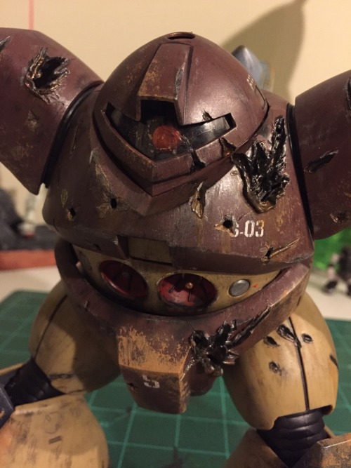 Battle Damaged MG Gogg close ups!