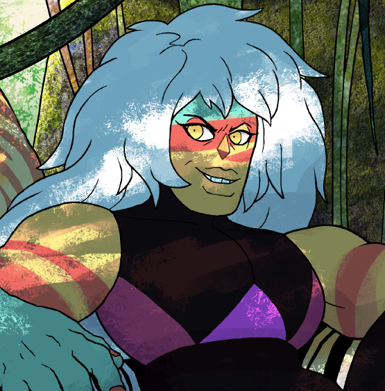 amaet: redeemed jasper! defender of earth who works alone and sometimes hangs around