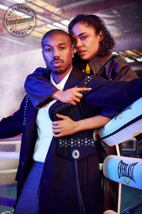 soph-okonedo:  ‘Entertainment Weekly’ (2018): Creed II stars Michael B. Jordan and Tessa Thompson  