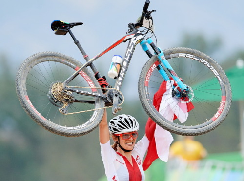 Maja Włoszczowska - Silver Medal for Poland at Olympic Games in RioMaja Włoszczowska won Silver Meda