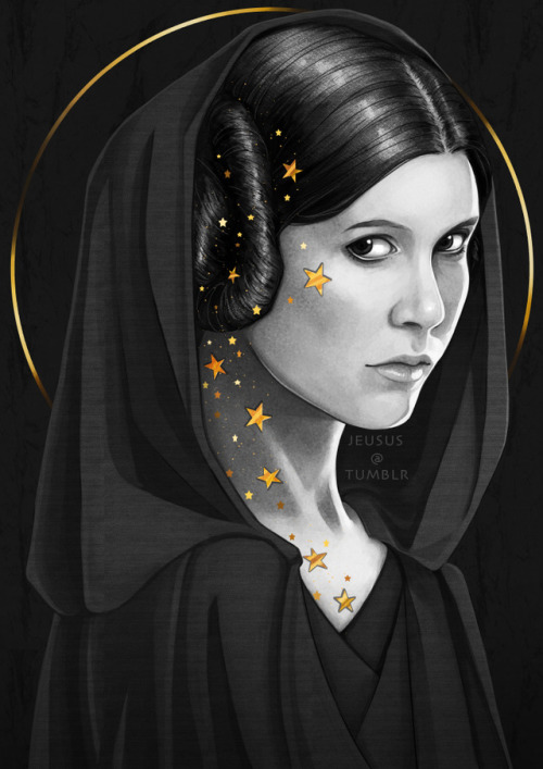 jeusus:jeusus:Watch over me, space princess. It feels appropriate to reblog this on May the 4th, I h