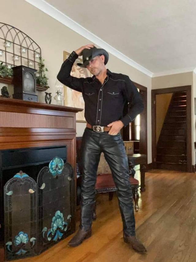 leather boy on Tumblr: Image tagged with gay leather, gay boots, booted