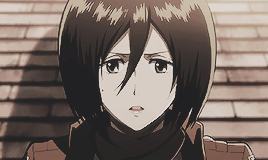 ackersoul: » Shingeki no Kyojin • one gifset per character « Mikasa Ackerman