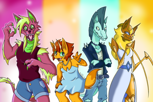 Dont Mind Me, Just Making A Blog For My Superpowered Technicolor Hybrid Furries. No Biggie, Just Sliding
