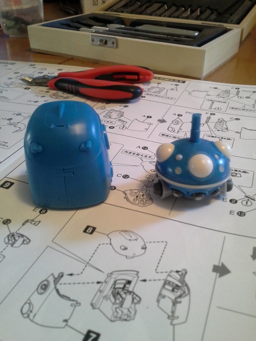 I put together a robot model kit for the first time today with champatron! Thanks again for the tool