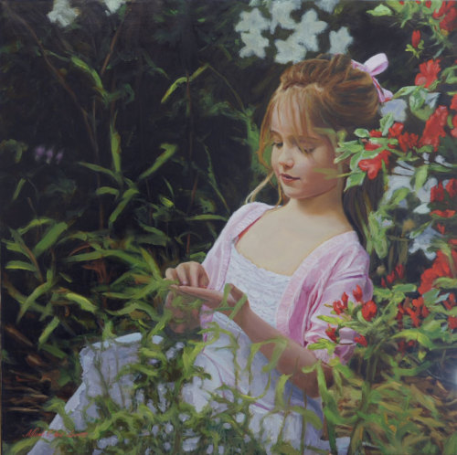 Art by Mark Lovett1. Grace2. Ladybug3. Madelyne in the Park4. Spring in Fall