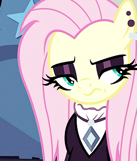 amdots:Goth Fluttershy in ‘Fake It Till You Make It’