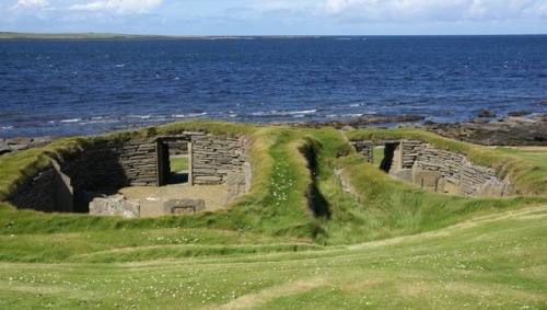 archaicwonder: Knap of Howar, Orkney Islands, Scotland The Knap of Howar on the island of Papa Westr