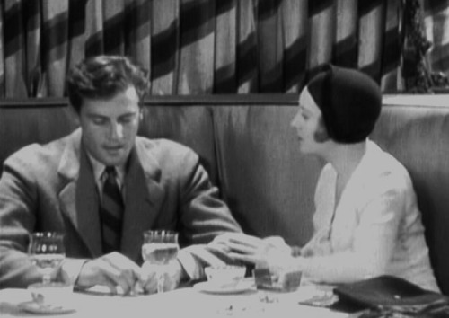 Dorothy Mackaill and Joel McCrea in Kept Husbands (Dir: Lloyd Bacon, 1931)