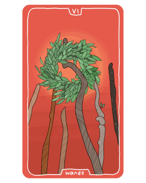 Six and Ten of Wands