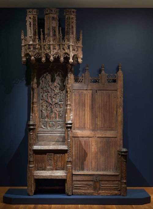 cma-medieval-art: Abbot’s Stall, c. 1500-1515, Cleveland Museum of Art: Medieval ArtThis elaborate c