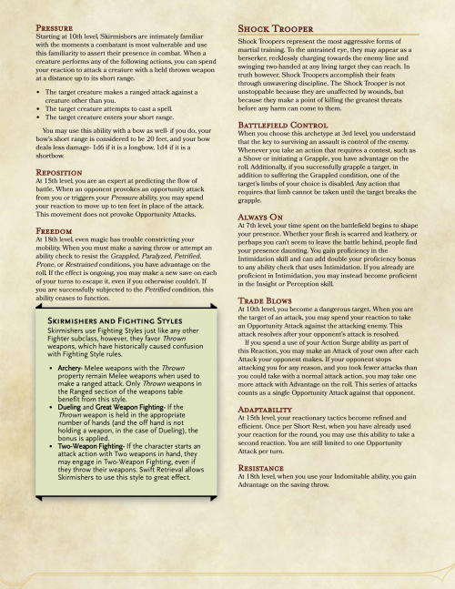 The Fighters Of DnD 5eare Just As Adaptable As Ever, But Some Old Favorite Builds Have Been Left Out
