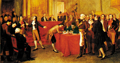 luxomania:  Los fascistas dirán que es Photoshop. PD. Feliz día de la independencia.  5th of July, Venezuelan declaration of Independence