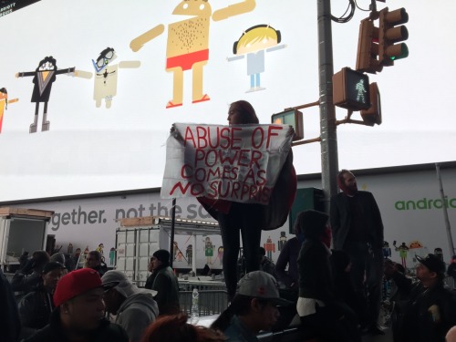 sidizenkane:  Protests in Times Square tonight 