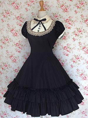 joyeuselacelife:  Mary Magdalene Classic Lolita - Bibbed Dresses 
