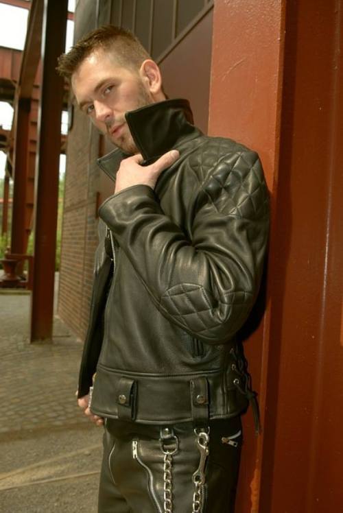 leather men