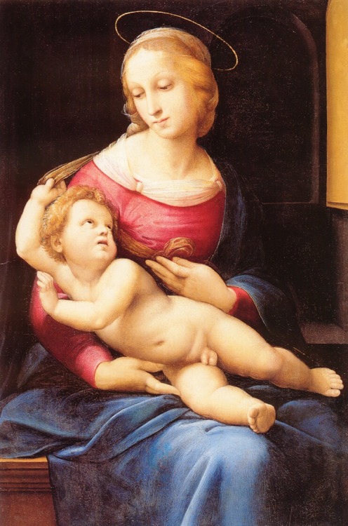 Art History Meme : [1/6] Evolution of Madonna and Child Raphaël (1483-1520)Madonna and Child (1503)T