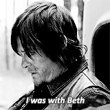 normreedus: I was with Beth. We got out together. I was with her for awhile. 