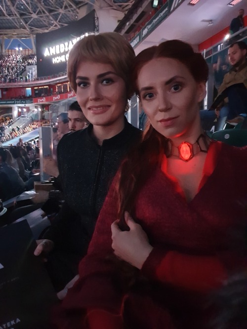 End of Game of Thrones in Moscow on RZD Arena.Me as Melisandre, my costume by me ❤ If you want to he