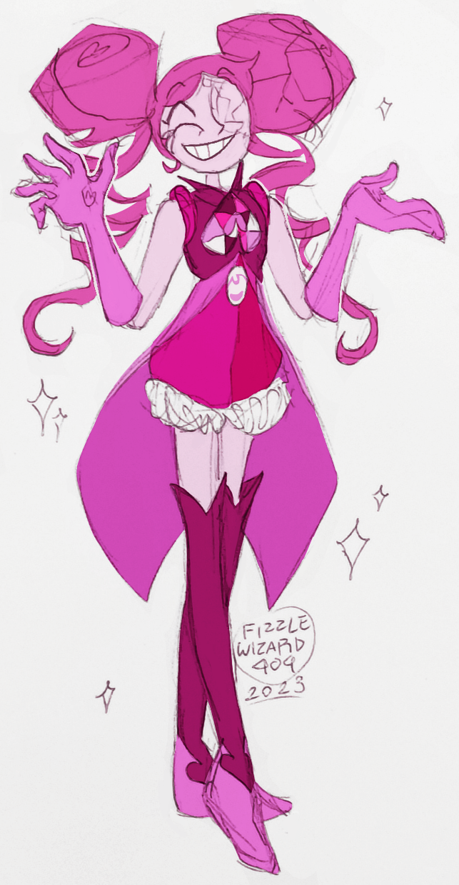 Pearl and spinel fusion