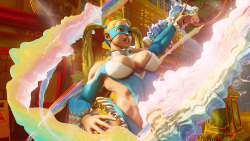 liquidxlead:  mybacklogbattle:  Rainbow Mika Joins The Street Fighter V Roster! From the press release: As an aspiring young wrestler, Mika dreamed of one day becoming a star in the ring, much like her idol Zangief. Training under the strict tutelage