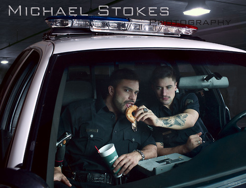sirveillancebyds:  Rogan Richards and Benjamin Godfre are hot cops! PLUS Rogan as