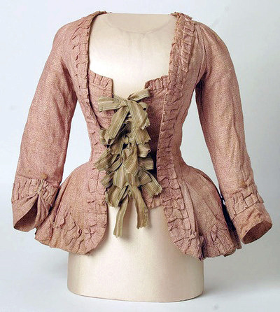 Pet-en-l'aire jacket, 1780-90 Manchester
