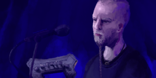 lineless art practice + lighting studies with some stills from einar selvik concerts on youtube