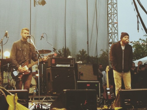 takewhatyoulove-burnitdown:  Welp. I was front row for Brand New, after waiting in the rain and mud for 5 hours, with a cold. I was rewarded with Andy coming out and singing Play Crack The Sky (my favorite) with Jesse. My trip from Atlanta to Chicago