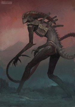 morbidfantasy21:Xenomorph VIII by Oleg Bulakh