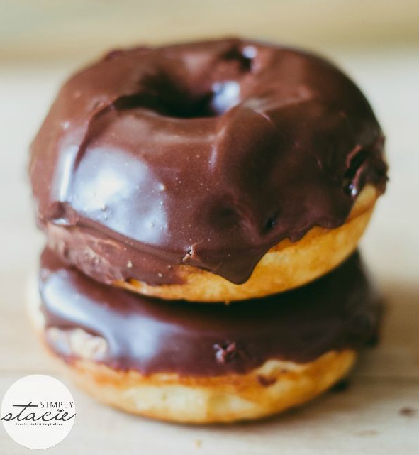 fullcravings:  Cake Doughnuts with Chocolate Glaze 