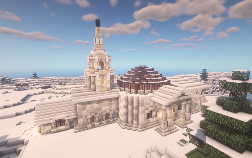 ❄️ White snowy cathedral ❄️❁ Minecraft ❁    ForgeOptiFine 1.18.1❁ Resource packs ❁    Mizuno’s 16 Cr