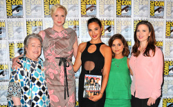 doctorwho:  entertainmentweekly:  5 kick ass moments from our Women Who Kick Ass panel at Comic-Con.  Jenna Coleman spoke on the Women Who Kick Ass panel where she talked about S9 and how she feels about a female Doctor