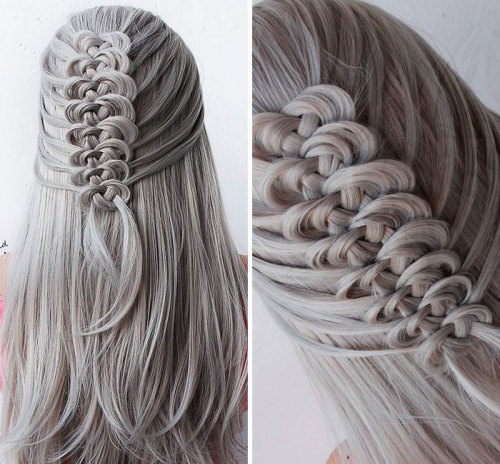 sartorialadventure:Hairstyles by Trendafilka Kirova, another_braid on IG. Click to see more bel