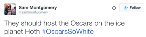 demho3zhatinq:  micdotcom: For the second year in a row, the Oscars failed to nominate a single actor of color Of all the things that needed sequels this year, #OscarsSoWhite was at the very bottom of the list. Yet come Thursday morning, that sequel is