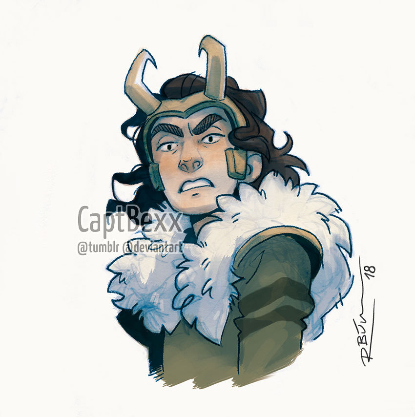 Before I forget... — an Agent of Asgard inspired Loki ^-^ …with his...