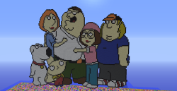 minecraftbeef:  Family Guy Pixel art Complete!!