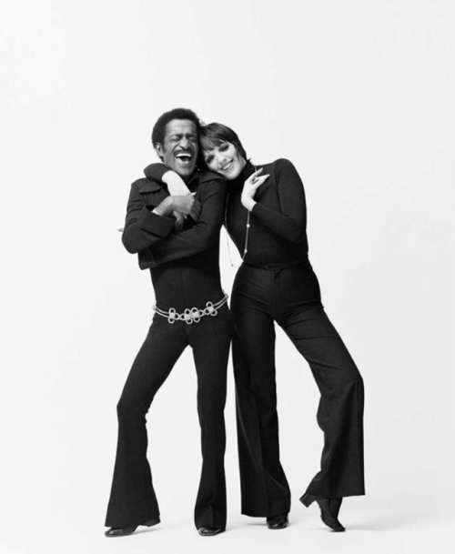 twixnmix:
“ Liza Minnelli and Sammy Davis Jr. photographed by Milton H. Greene, 1976.
”