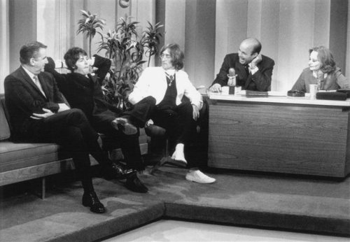 gregorygalloway:John Lennon and Paul McCartney appeared on The Tonight Show on 14 May 1968.They were