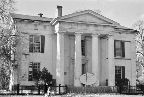 The Lyceum, 1839, Alexandria, Virginia, 1971. The building has been refurbished and now serves as th