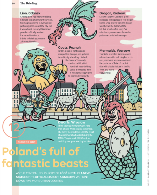 laurastudarus:Rounded up Poland’s magical mascots for this month’s issue of easyJet Traveller. I lov