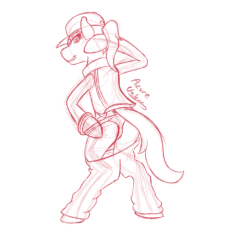 Mid-Nightmagic:suggestive Sketch From The Stream Last Night, Was Going To Try And