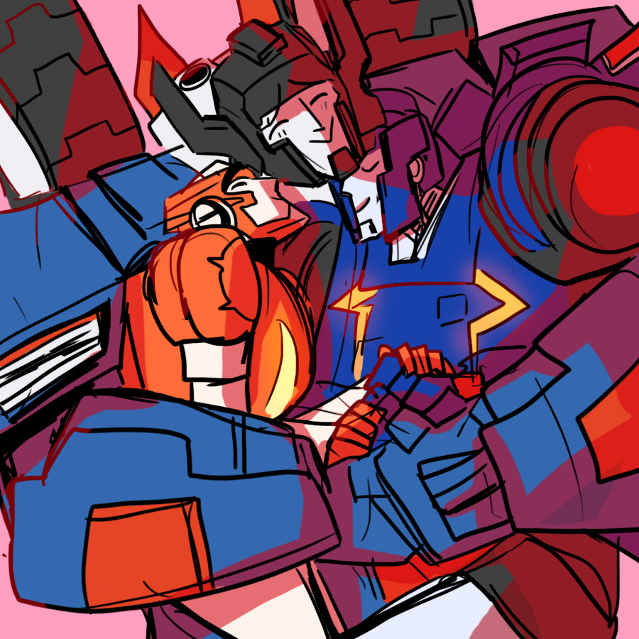 schandbringer:  Polyamory Rung and Skids and Fort Max! Max slowly guiding Rung up