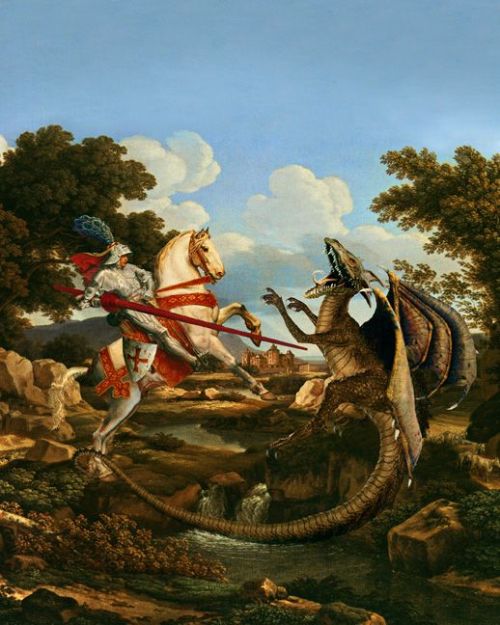 Howard David Johnson, &lsquo;St.George and the Dragon&rsquo;, 2016