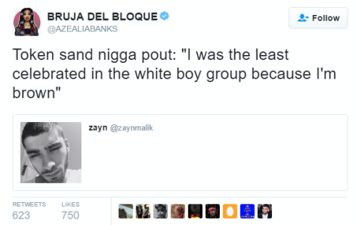 netscape94: Do not let these tweets be unseen. Azealia Banks is a disgusting, racist, homophobic hum