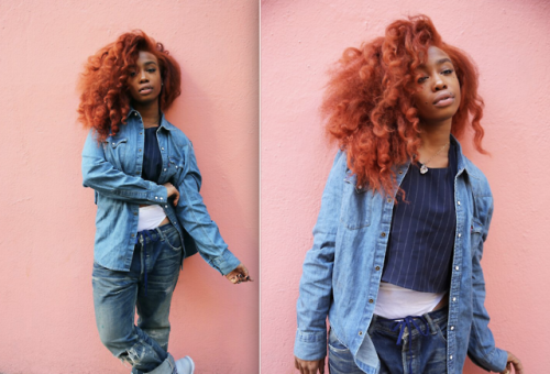 Sza, panties, panties, panties lol! But seriously such cute style, so cute, just the hair and everyt