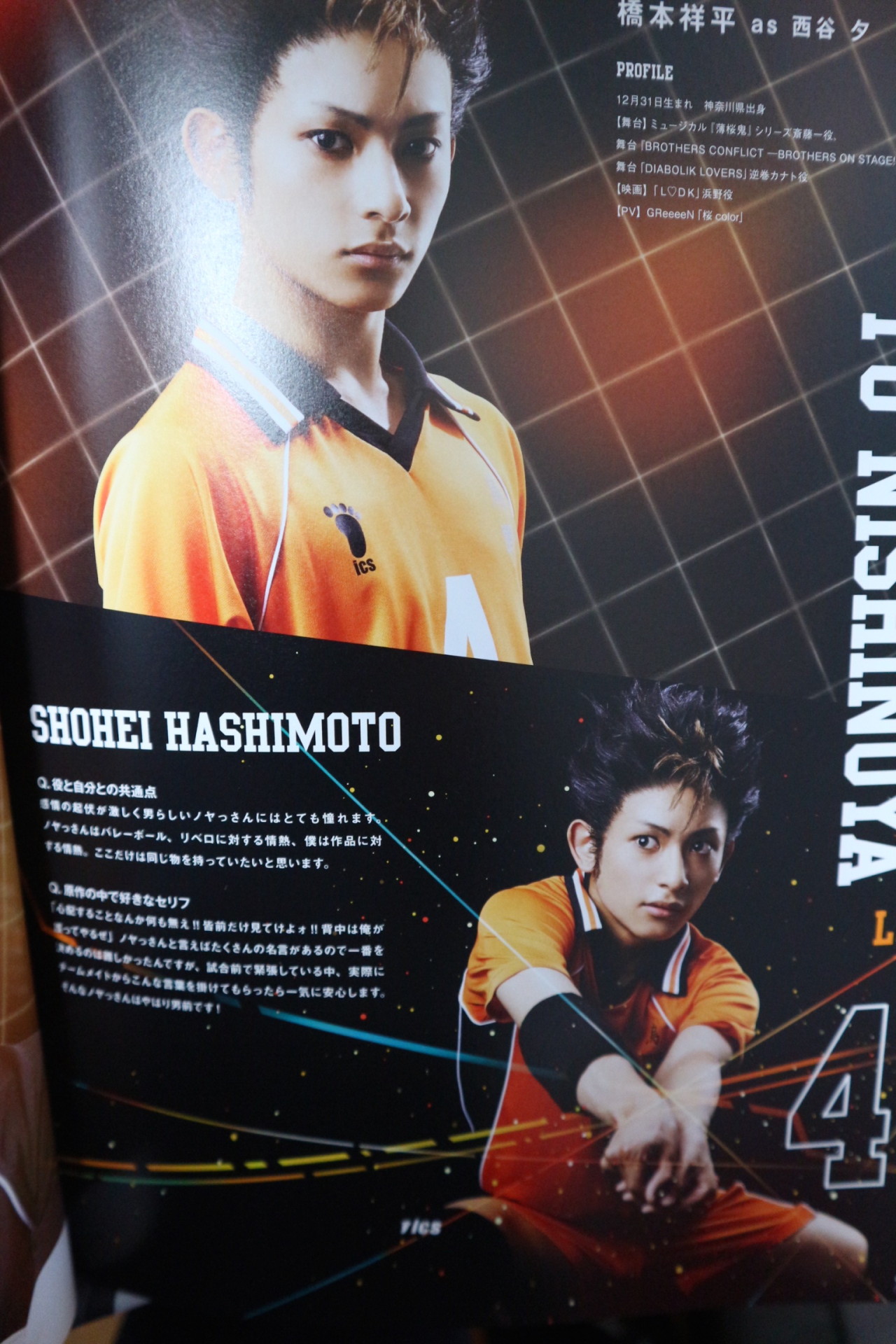 koutarouhs:    Haikyuu Stage Play Pamphlet Karasuno members pt II (no scanning, not