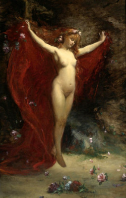 Artbeautypaintings:  Spring-Vision - Charles Auguste Émile Duran (Carolus-Duran)