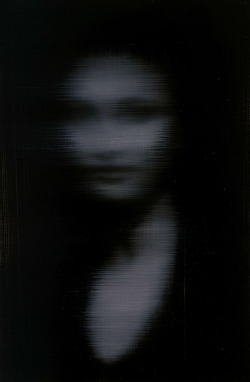 blue-voids:  Alison Van Pelt - Dark Woman, 2004 - oil on paper
